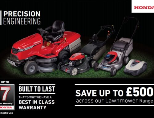 Save up to £500 on brand new Honda garden machinery