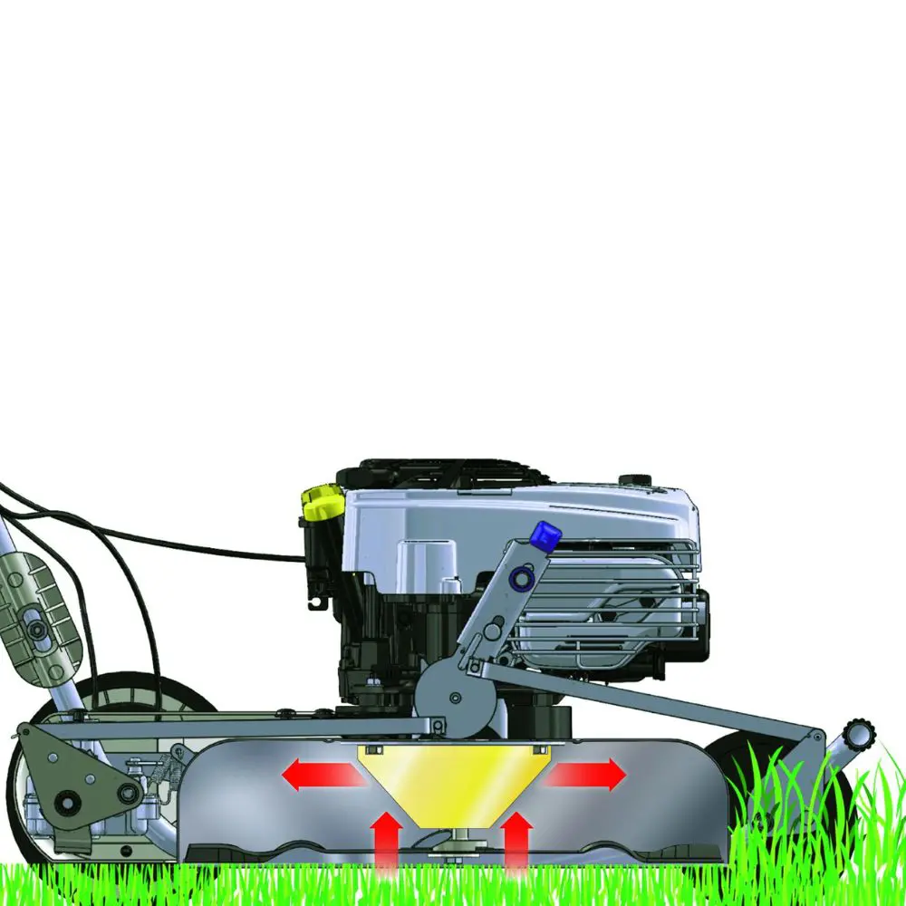 GRIN HM46 Petrol Mulching Lawn Mower - Image 5