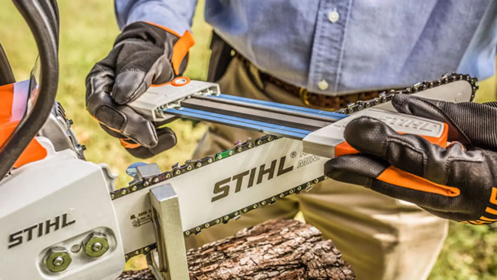 How to sharpen your chainsaw chain Garden Machinery Direct