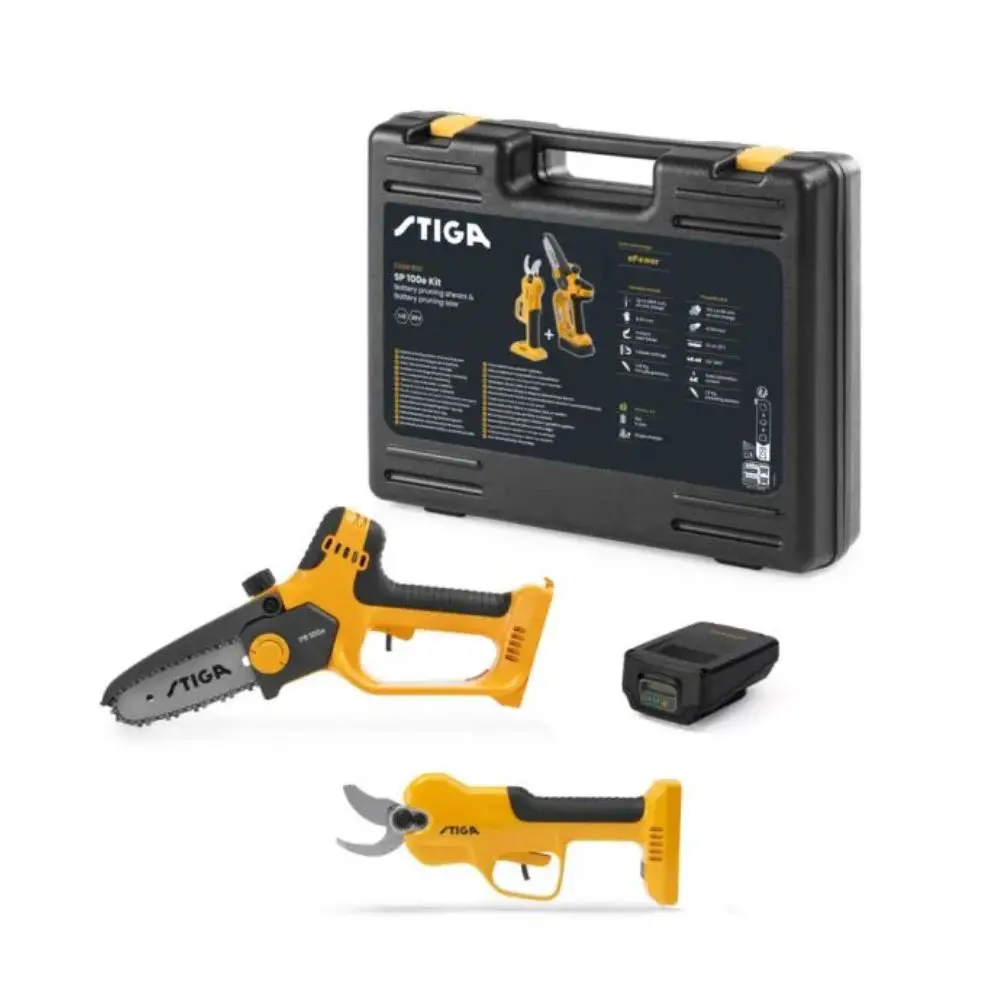 STIGA SP 100e Cordless Pruning Shear & Saw Kit - Image 4