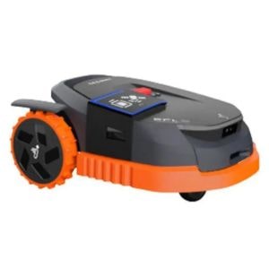 the Segway Navimow X390E Robotic Mower against a white background