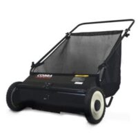 a Cobra PLS66 Push Lawn Sweeper against a white background