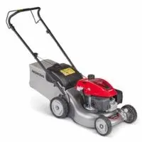 the Honda Izy HRG 416 PK Petrol Lawnmower against a white background