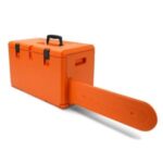 an orange Husqvarna Powerbox® Chainsaw Carrying Case against a white background
