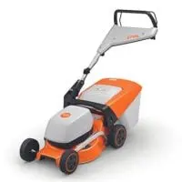 the STIHL RMA 248.3 Cordless Lawnmower against a white background