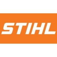 the STIHL logo (white writing on orange background)