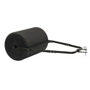 the Agri-Fab 45-0267 Push Tow Poly Lawn Roller attachment against a white background