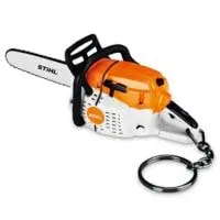 the STIHL Chainsaw Keyring against a white background