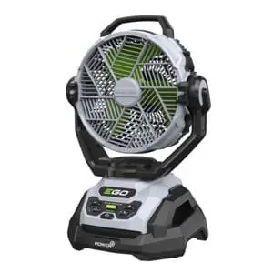 the EGO FN1000E Cordless 25cm Misting Fan against a white background