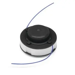 a replacement spool of STIHL mowing line against a white background