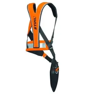 the STIHL ADVANCE Universal Harness (Fluorescent Orange) against a white background