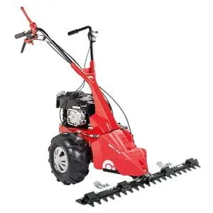 the AL-KO BM 5001-R IV Petrol Scythe Mower against a white background